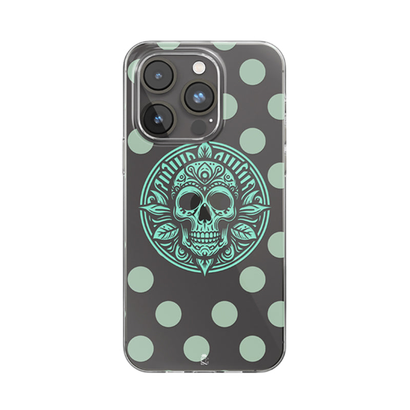 Dangerous Skull Clear Silicone Case
