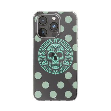 Dangerous Skull Clear Silicone Case