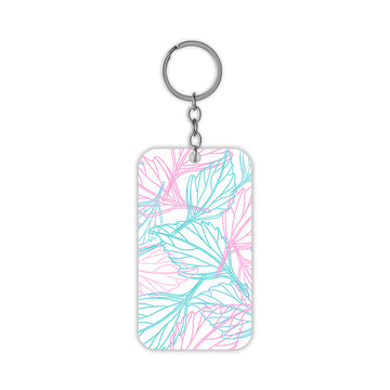 Leaf Pattern Keychain