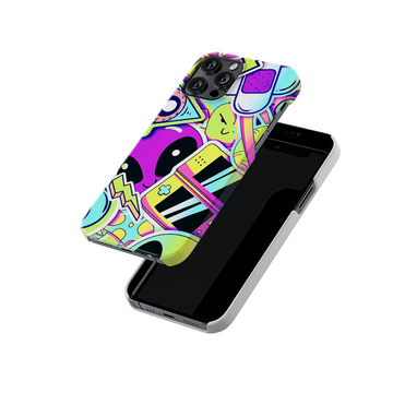 Psychedic Pattern Slim Hard Case