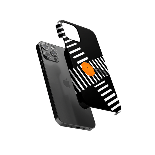 Zebra Cross Slim Hard Case