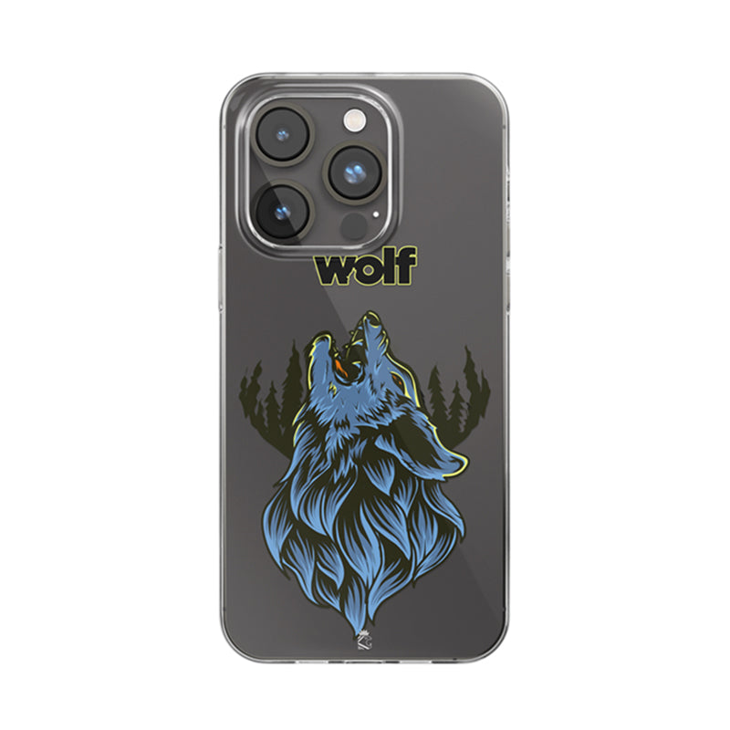 Wolf Clear Silicone Case