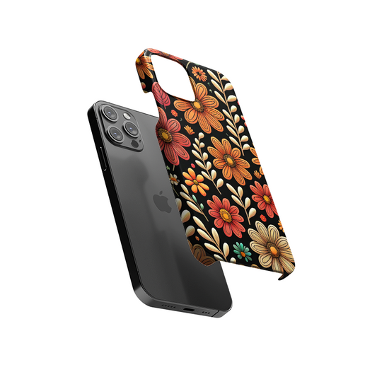 Floral Pattern Slim Hard Case