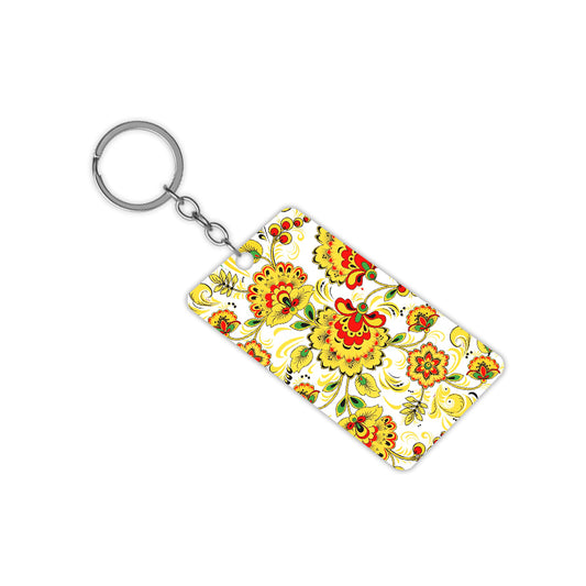 Yellow Flower Keychain
