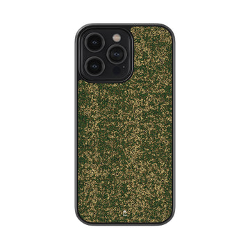 Distorted Grains Camo Glossy Metal Case