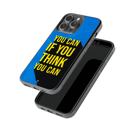 You Can If You Think You Can Glossy Metal Case
