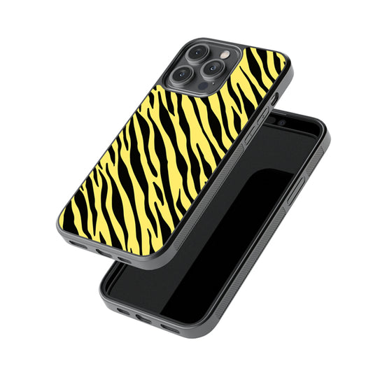 Yellow Streak Glossy Metal Case