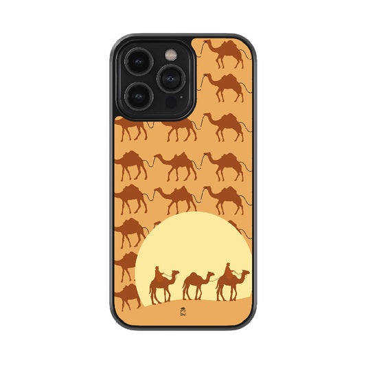 Camel in Desert Glossy Metal Case