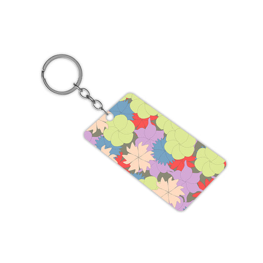 Autumn Flower Keychain