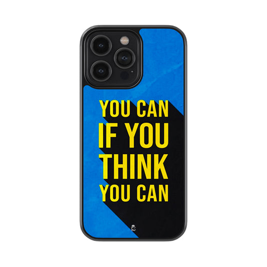 You Can If You Think You Can Glossy Metal Case