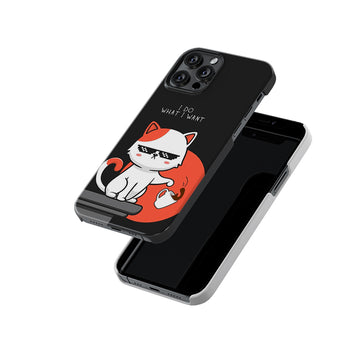 I do what i want Cat Slim Hard Case