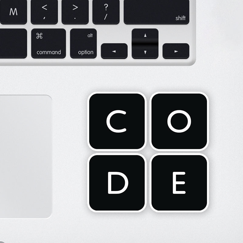 Code Laptop Sticker