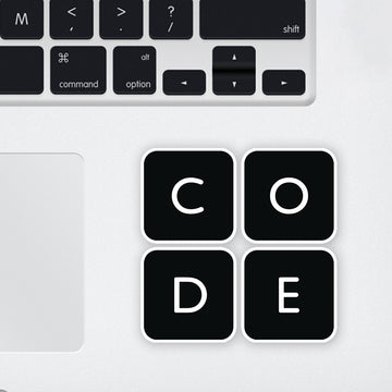 Code Laptop Sticker