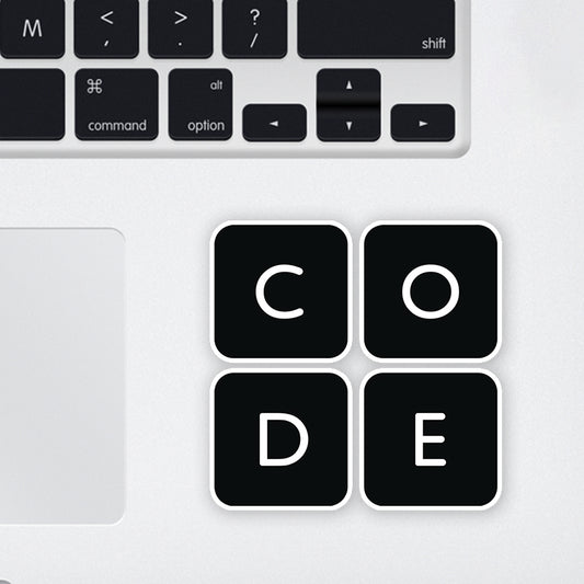 Code Laptop Sticker