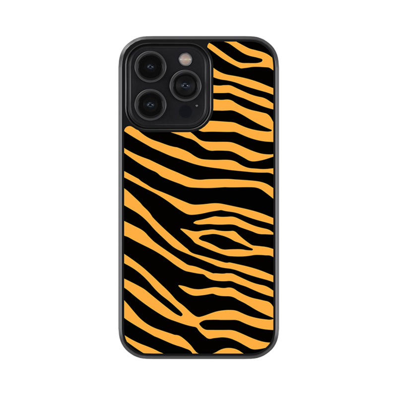 Orange Streak Glossy Metal Case