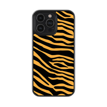 Orange Streak Glossy Metal Case