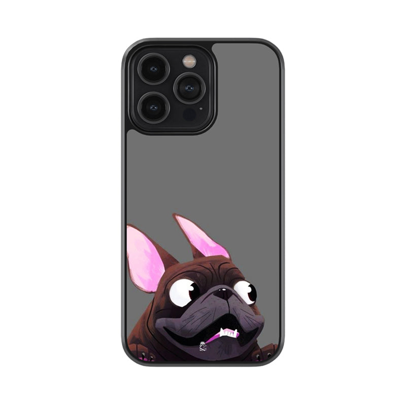 French Bull Dog Glossy Metal Case