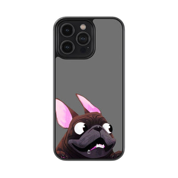 French Bull Dog Glossy Metal Case