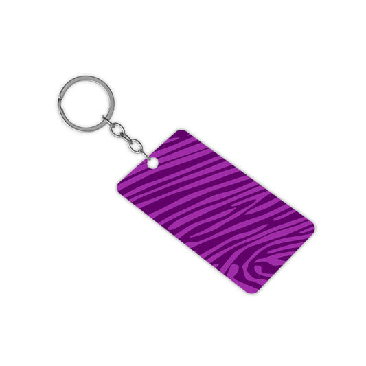 Purple Prints Keychain