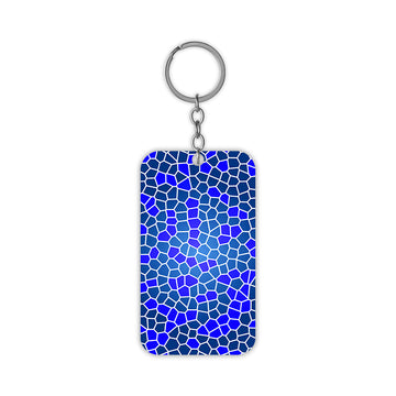 Blue Pebbles Keychain
