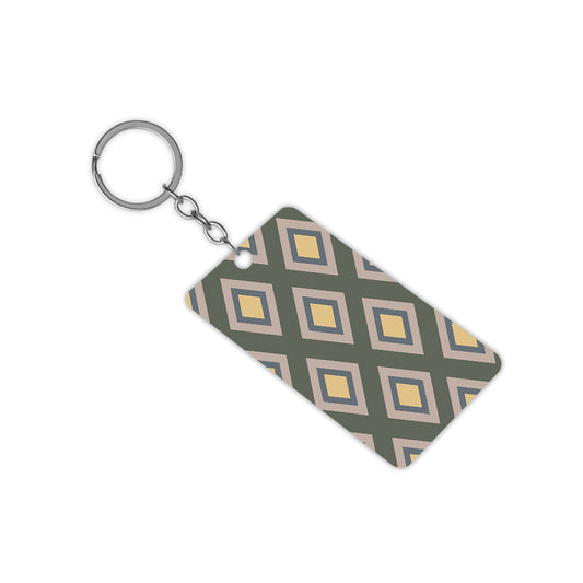 Diamond Pattern Keychain