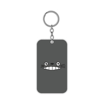 Crazy Cat Keychain