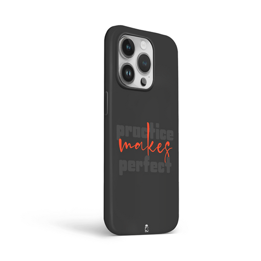 Practice Makes Perfect Flexible Soft Silicone Case