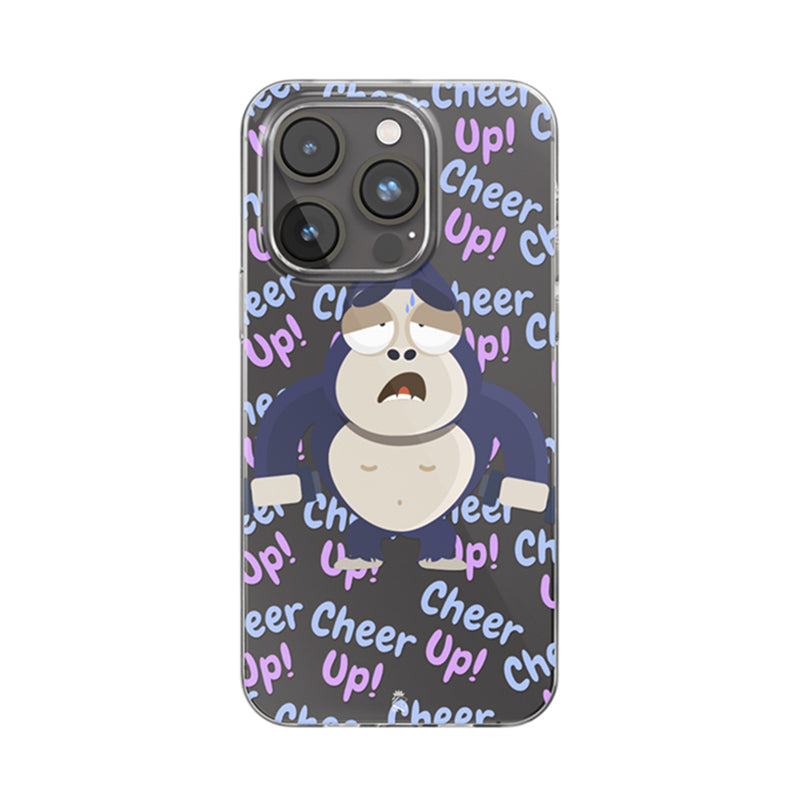 Cheer up, you can do it Clear Silicone Case