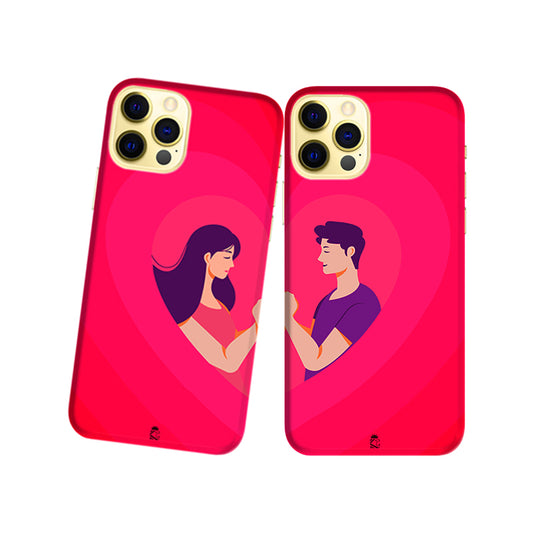 Forever One Slim Hard Couple Phone Case