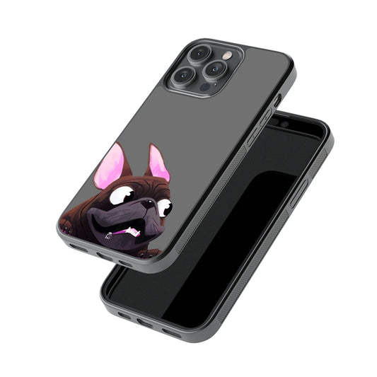 French Bull Dog Glossy Metal Case