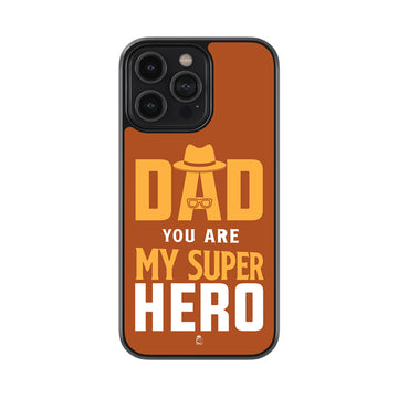 You are my Super Hero Glossy Metal Case