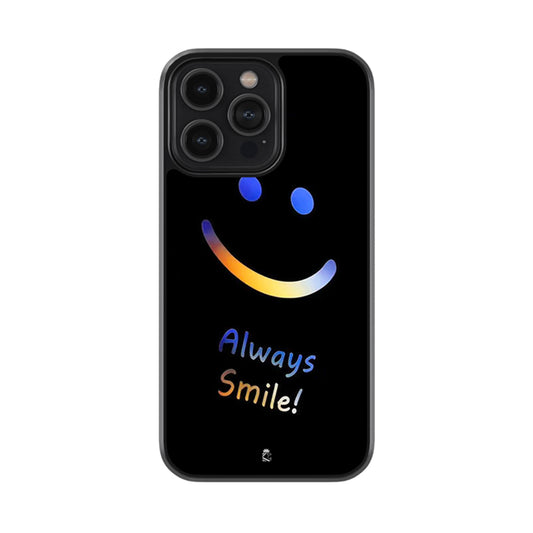 Always Smile Glossy Metal Case