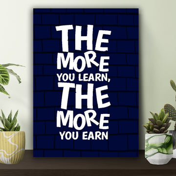The More You Learn Poster