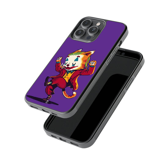 Joker Cat Glossy Metal Case