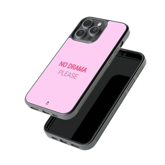 No Drama Please Glossy Metal Case