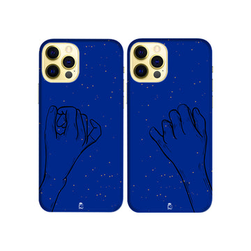 Forever Hands  Slim Hard Couple Phone Case