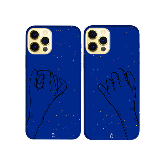 Forever Hands  Slim Hard Couple Phone Case