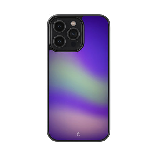 Navy Blue Aura  Glossy Metal Case