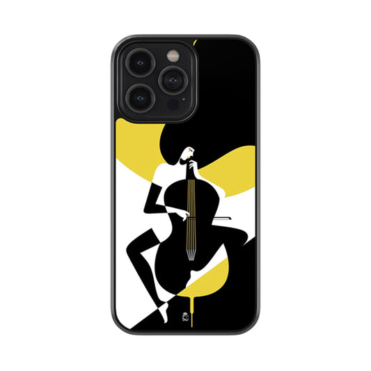 Violin Lady Glossy Metal Case