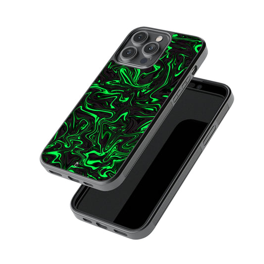 Hulk Green Fluid Liquid Design Glossy Metal Case