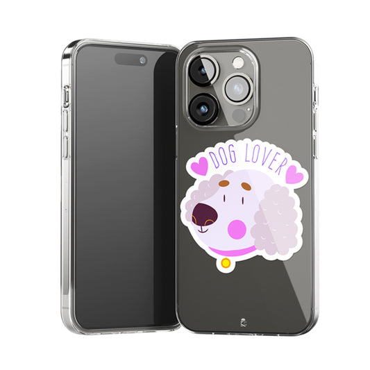Dog lover Clear Silicone Case