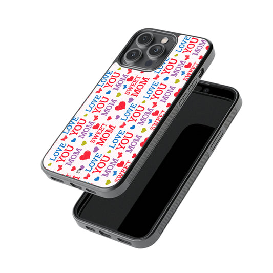 Love You Mom Glossy Metal Case