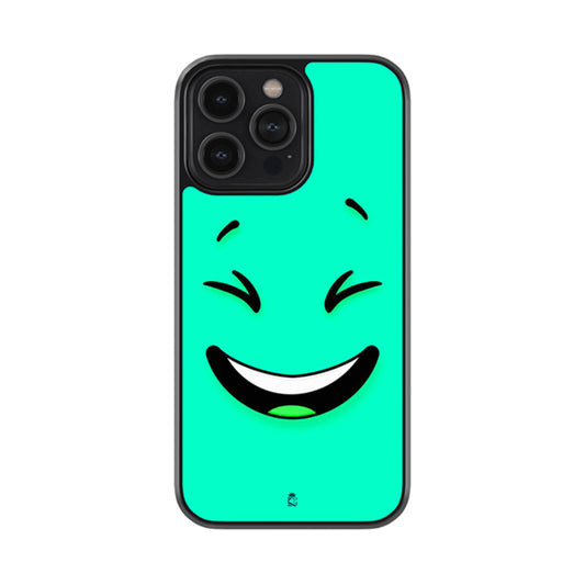 Funny Laugh Glossy Metal Case
