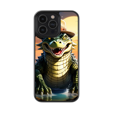 Sir Crocodile Glossy Metal Case