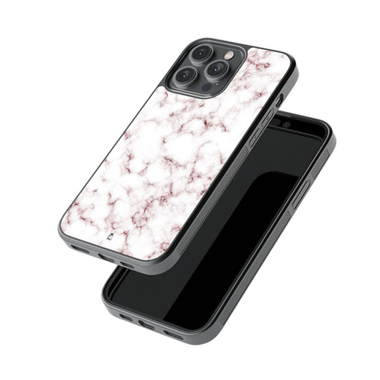 Maroon Marble Glossy Metal Case