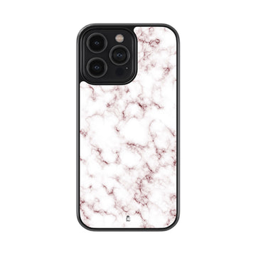 Maroon Marble Glossy Metal Case