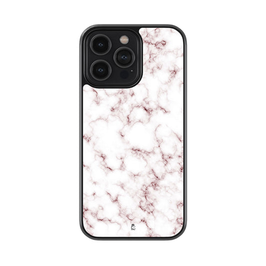 Maroon Marble Glossy Metal Case
