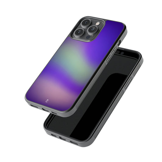 Navy Blue Aura  Glossy Metal Case