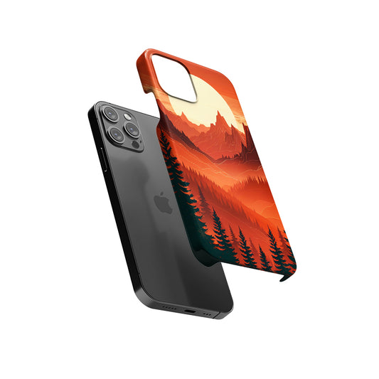 Red Aura Nature Slim Hard Case