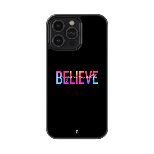 Believe In Yourself Glossy Metal Case